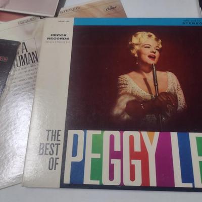 Large Collection of Vintage Vinyl Albums Peggy Lee, Kay Starr, Lena Horne and More