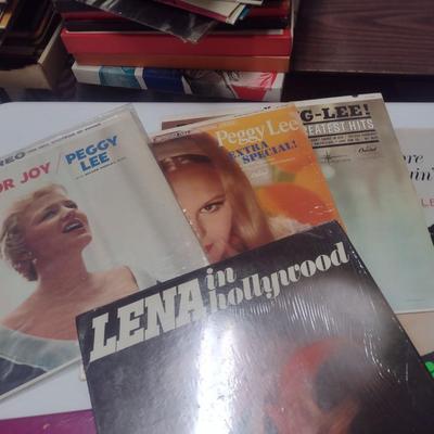 Large Collection of Vintage Vinyl Albums Peggy Lee, Kay Starr, Lena Horne and More