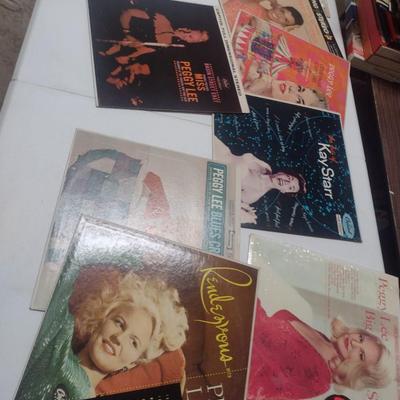 Large Collection of Vintage Vinyl Albums Peggy Lee, Kay Starr, Lena Horne and More