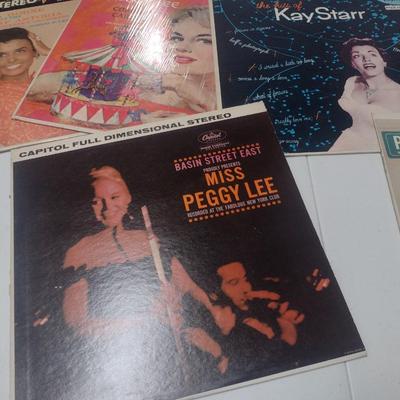 Large Collection of Vintage Vinyl Albums Peggy Lee, Kay Starr, Lena Horne and More