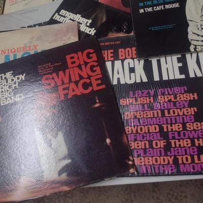Large Collection of Vintage Vinyl Albums Harry Belafonte, Tony Bennett, Al Jolson, Nat King Cole and More
