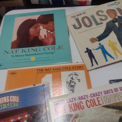 Large Collection of Vintage Vinyl Albums Harry Belafonte, Tony Bennett, Al Jolson, Nat King Cole and More