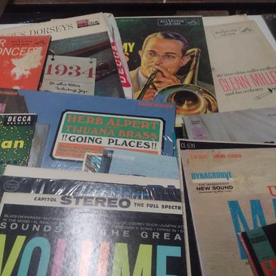 Huge Collection of Vintage Vinyl Albums Big Band, Latin, Jazz, and More Over 50 Albums
