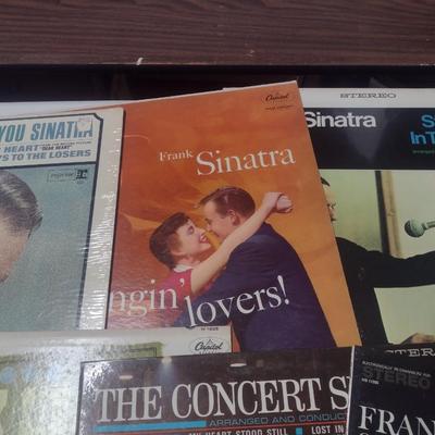 Collection of Vintage Vinyl Albums Frank Sinatra Choice B