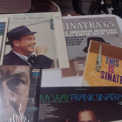 Collection of Vintage Vinyl Albums Frank Sinatra Choice B