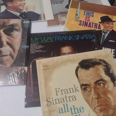 Collection of Vintage Vinyl Albums Frank Sinatra Choice B