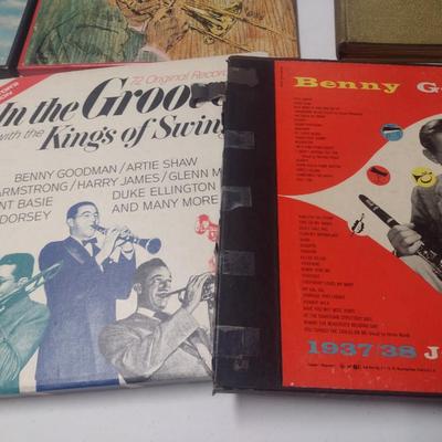 Vinyl Album Library Sets of Big Band Including Glenn Miller