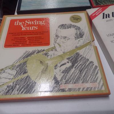 Vinyl Album Library Sets of Big Band Including Glenn Miller