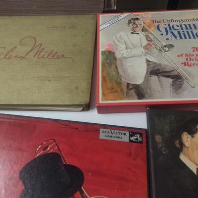 Vinyl Album Library Sets of Big Band Including Glenn Miller