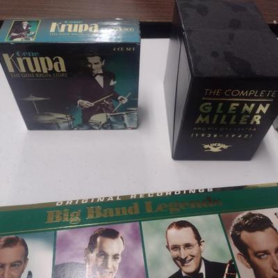 CD Library Sets of Big Band, Frank Sinatra and More