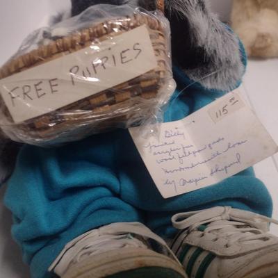 Pair of Stewart Studios 'Bosco' and Shepherd's Flock 'Billy' Stuffed Bears