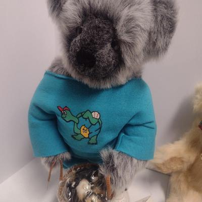 Pair of Stewart Studios 'Bosco' and Shepherd's Flock 'Billy' Stuffed Bears