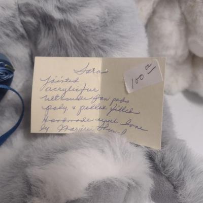 Pair of Shepard's Flock Stuffer Bears 'Sara' and 'Andrew"