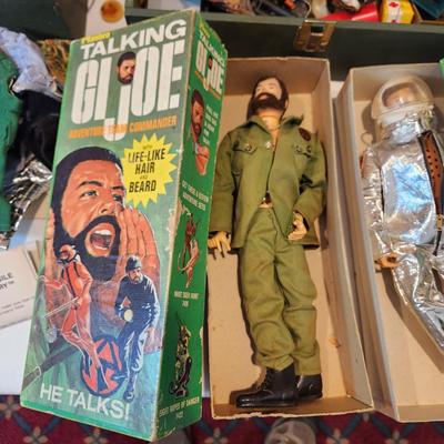 Massive Lot of GI G.I. JOE Dolls Clothing Accessories 2 Talking GI JOE w Boxes