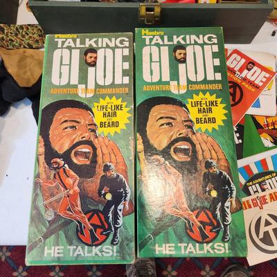 Massive Lot of GI G.I. JOE Dolls Clothing Accessories 2 Talking GI JOE w Boxes