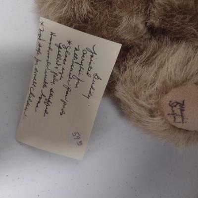 Pair of Shepard's Flock Stuffer Bears 'Buddy' and 'Koko'