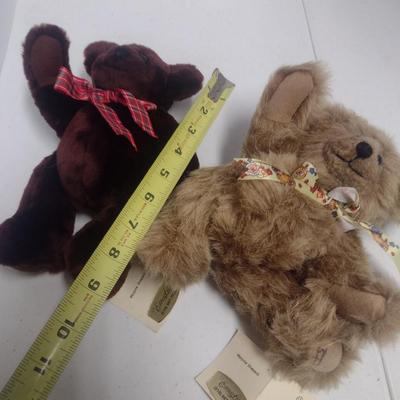 Pair of Shepard's Flock Stuffer Bears 'Buddy' and 'Koko'