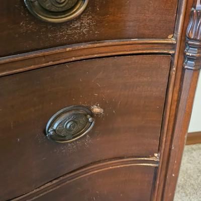 The White Furniture CO. 3 Drawer Dresser w/ Mirror