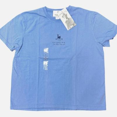 10 Units Large - Browning For Her Women's T-Shirt Wisteria Blue Doe Silhouette 1878 Logo Tee NEW