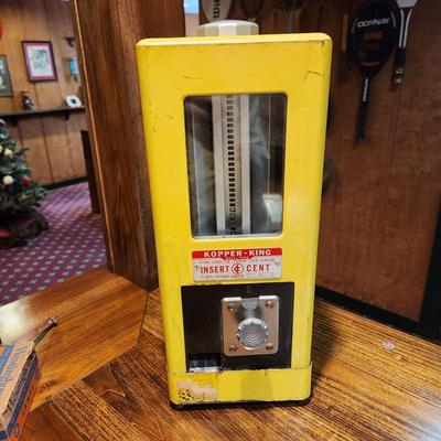 Kopper King 1 Cent Tab Gum Candy Machine Serial #5456