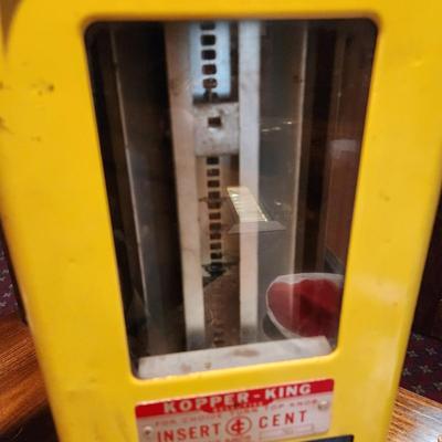 Kopper King 1 Cent Tab Gum Candy Machine Serial #5456