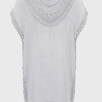 30 Units - Women's Macrame Swim Cover Up Dress One Size Beachwear Vacation Lounge Dress