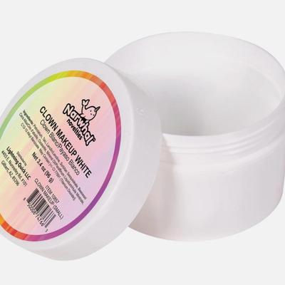 5 Units - Clown White Face Makeup 3.4 oz Counterfeit Blonde Cream Costume Paint NEW