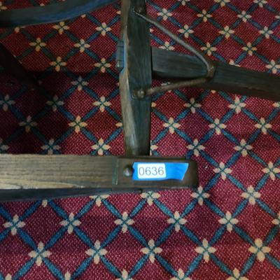 Antique Snow Sled Converted to Coffee Table 64"x18"x17"h