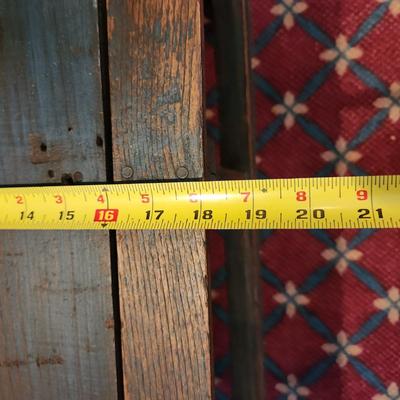 Antique Snow Sled Converted to Coffee Table 64"x18"x17"h