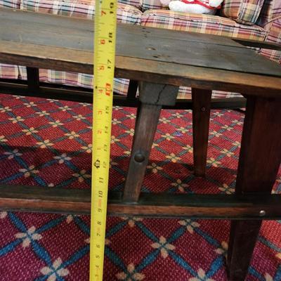 Antique Snow Sled Converted to Coffee Table 64"x18"x17"h