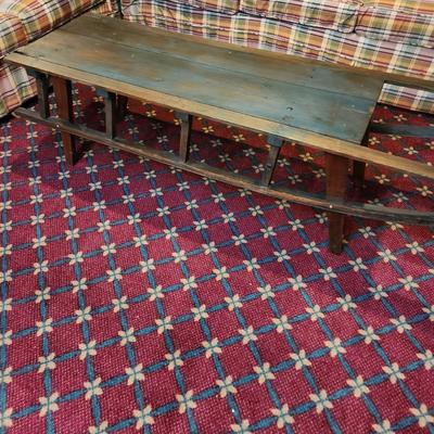 Antique Snow Sled Converted to Coffee Table 64"x18"x17"h