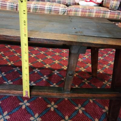 Antique Snow Sled Converted to Coffee Table 64"x18"x17"h