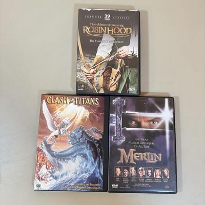 LOT 153D: DVD Collection: Fight Club Special Edition, Merlin, Zorro & More