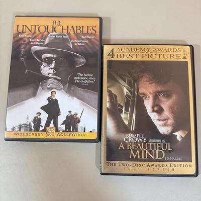 LOT 154D: DVD Collection: Eternal Sunshine of the Spotless Mind, Being There, Untouchables & More