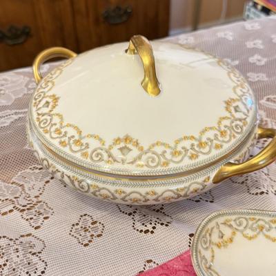 LOT 157D: HUGE Set of Elite Works Limoges France China - over