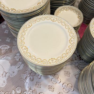 LOT 157D: HUGE Set of Elite Works Limoges France China - over