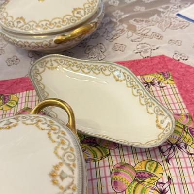 LOT 157D: HUGE Set of Elite Works Limoges France China - over