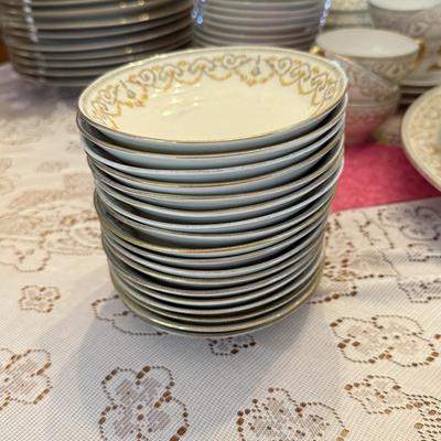 LOT 157D: HUGE Set of Elite Works Limoges France China - over
