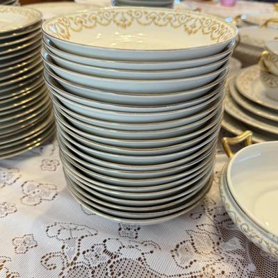 LOT 157D: HUGE Set of Elite Works Limoges France China - over