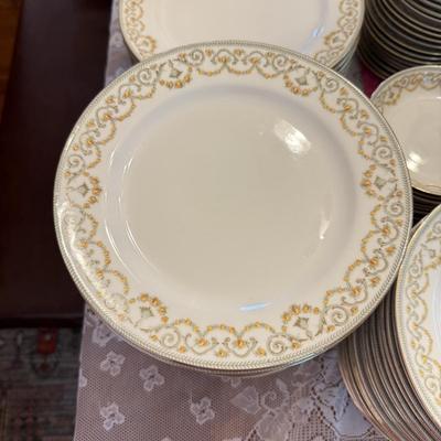 LOT 157D: HUGE Set of Elite Works Limoges France China - over