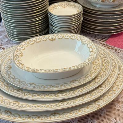 LOT 157D: HUGE Set of Elite Works Limoges France China - over