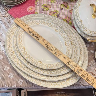 LOT 157D: HUGE Set of Elite Works Limoges France China - over