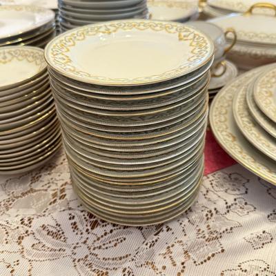 LOT 157D: HUGE Set of Elite Works Limoges France China - over