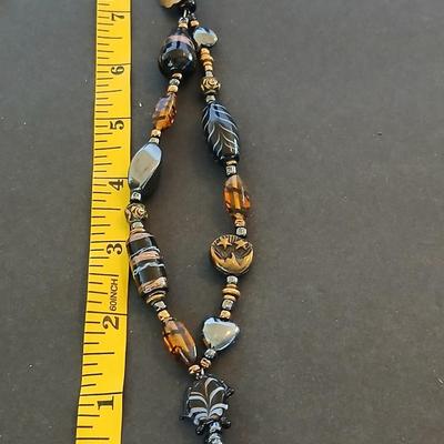 3 Fashion Bracelets – Mixed Beads & Gunmetal Dangles