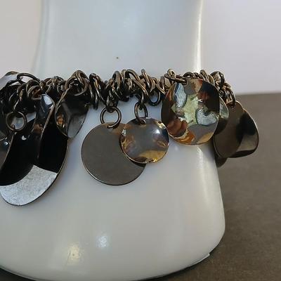 3 Fashion Bracelets – Mixed Beads & Gunmetal Dangles
