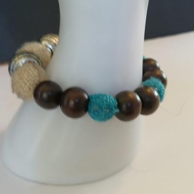 Boho Hippie Jewelry Lot – Wood, Seed, Shell & Glass Beads