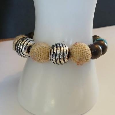 Boho Hippie Jewelry Lot – Wood, Seed, Shell & Glass Beads