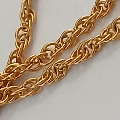 Vintage Gold-Tone Jewelry Lot – Heart Locket, “Grandma” Charm Necklace, and Textured Cuff Bracelet