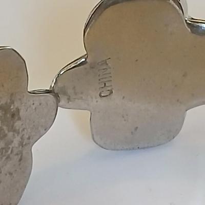Studio Time Gold-Tone Quartz Watch & Etched spoon Panel Bracelet with Heart Cross Charm