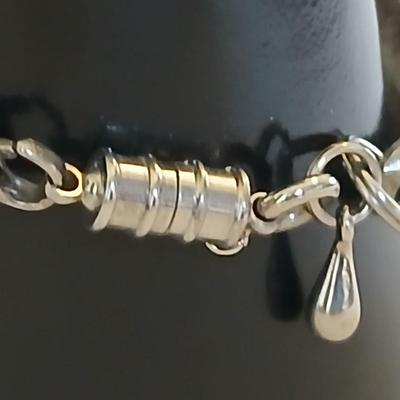 Studio Time Gold-Tone Quartz Watch & Etched spoon Panel Bracelet with Heart Cross Charm
